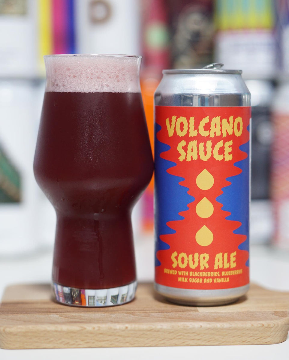 Beer Reviews Volcano Sauce, Sour, collaboration between Aslin Beer
