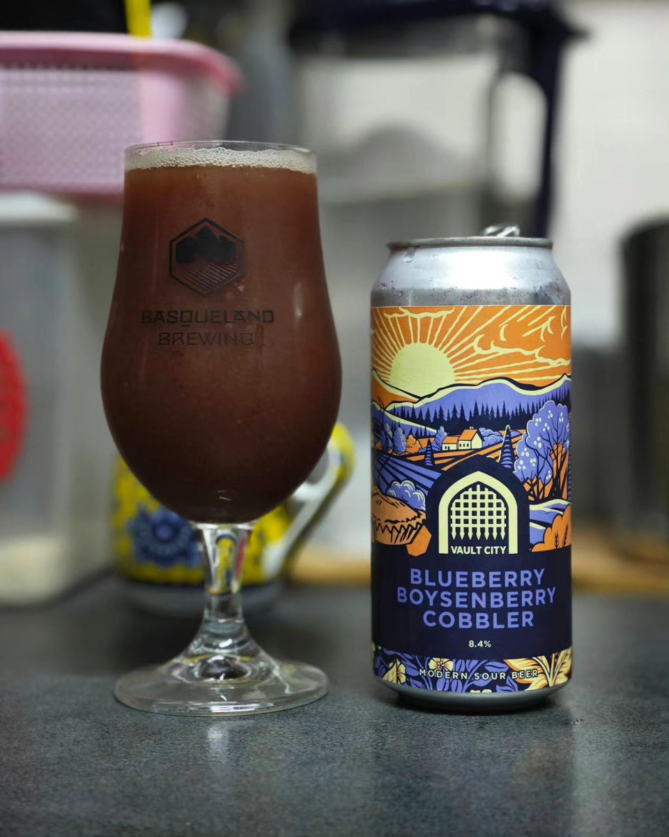 Beer Review Blueberry Boysenberry Cobbler, Sour, Vault City Brewing