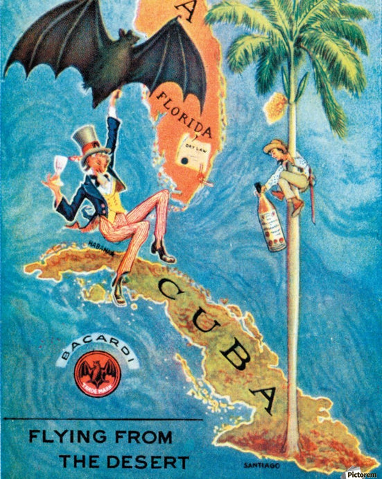 Bacardi Rum - Flying from the Desert (1920s)