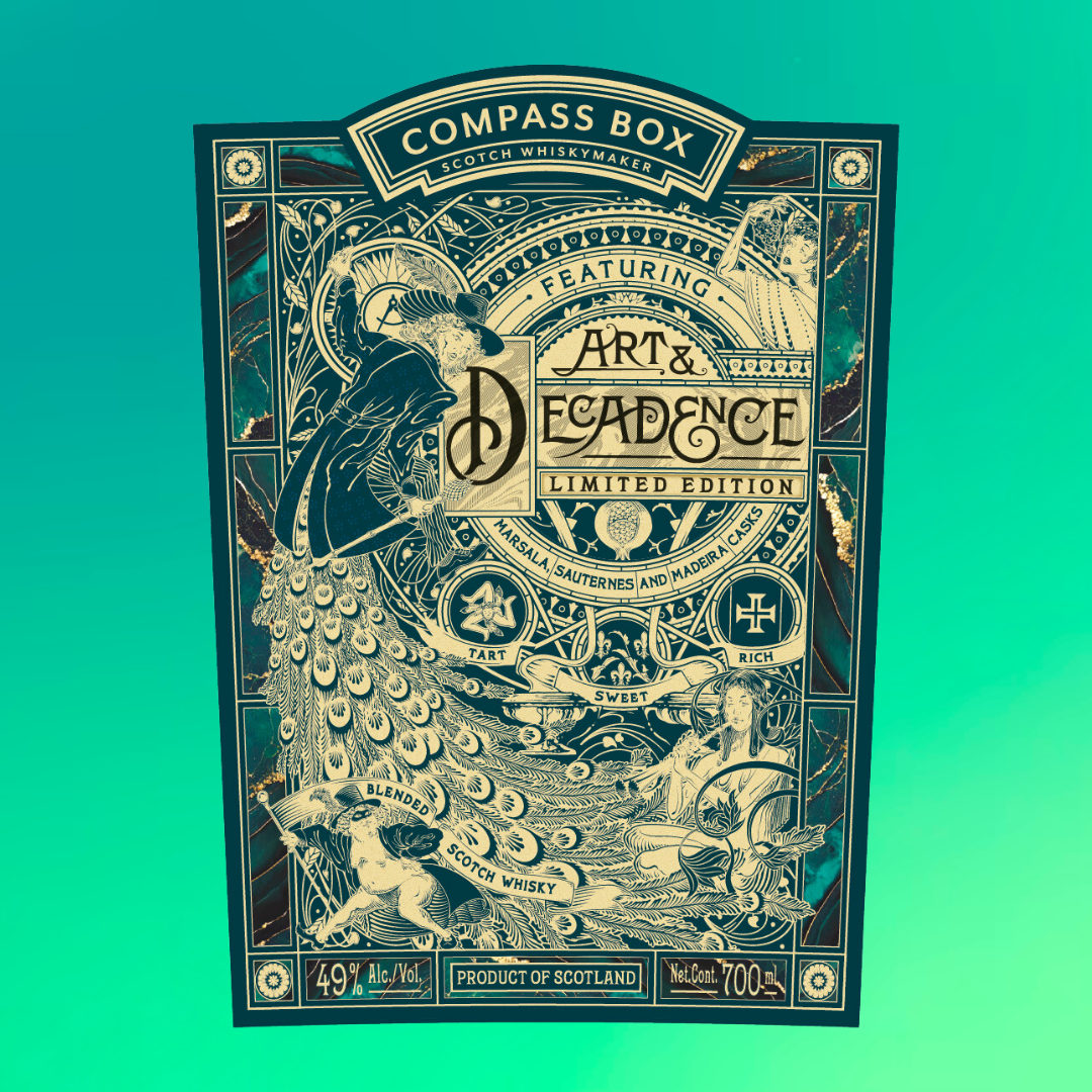 Compass Box Features Art & Decadence Marsala, Sauternes and Madeira Ca