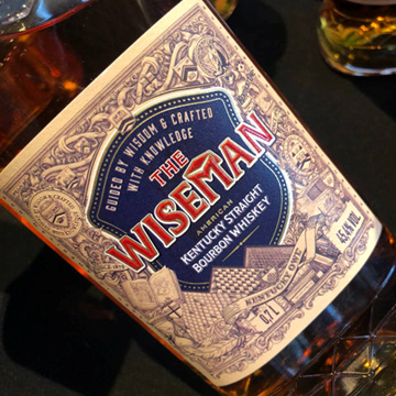 Pagsusuri ng Kentucky Owl The Wiseman Kentucky Straight Bourbon Whisky, 90.8 Proof (45.4% ABV)