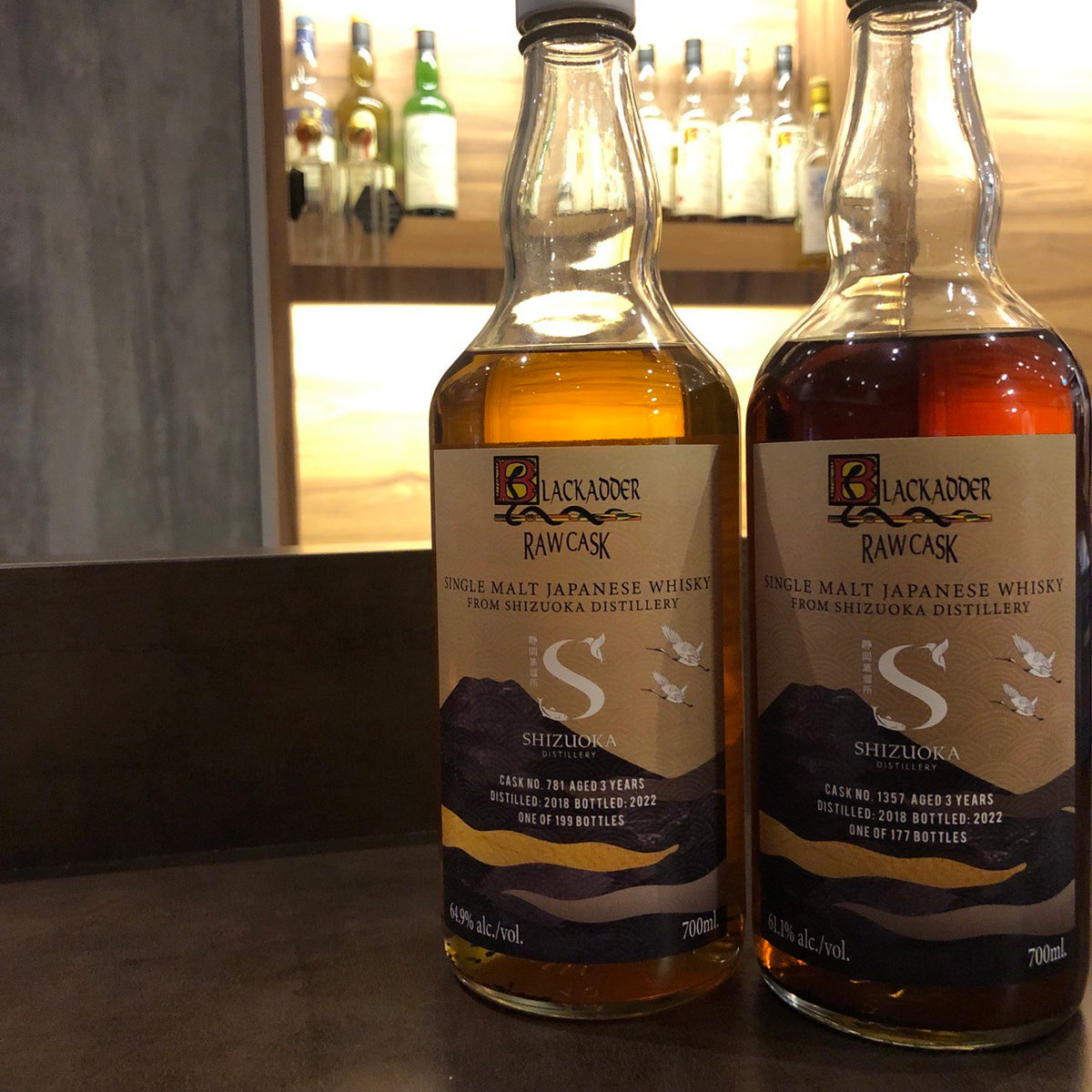 ブラックアダー ロウカスク静岡 4年 for BAR BARNS 20th A Pair Of Shizuoka's: Blackadder Raw Cask Single Malt Shizuoka