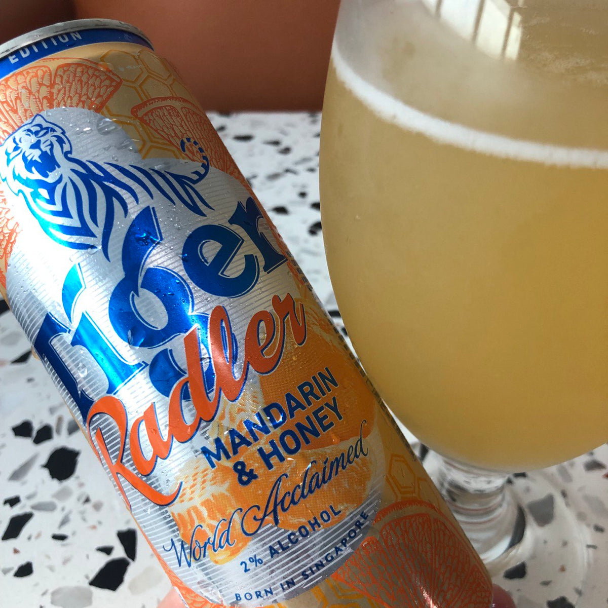Tiger Radler Mandarin & Honey, 2% ABV – 88 Bamboo