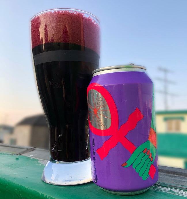Tefnut (w/ Blueberries and Vanilla), Sour, collaboration between Omnipollo & The Veil Brewing Co.