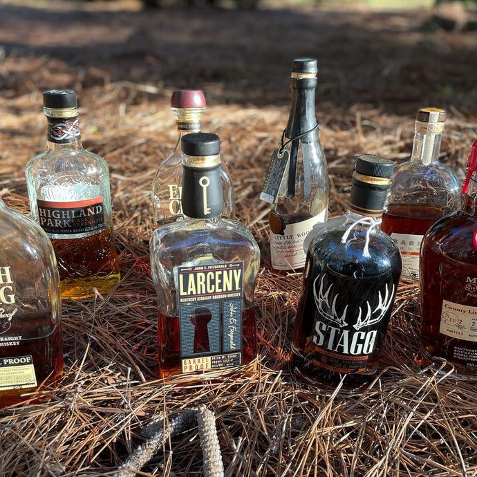 I Blind Tasted 8 Whiskies: Stagg Jr, Little Book, Elijah Craig, Highland Park, Barrell, Larceny, Makers Mark