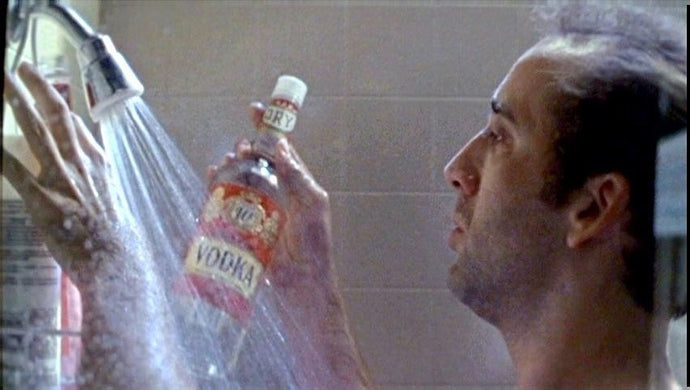 Vodka Bottle in the Shower from Leaving Las Vegas (1995)