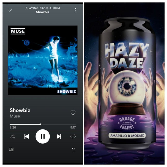 Garage Project Hazy Daze Pale Ale - New England x Muse - Showbiz