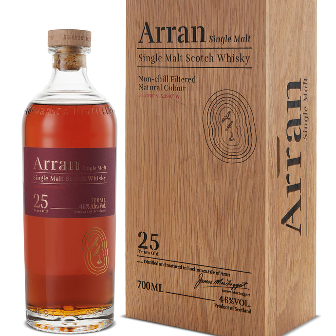 Arran Debuts In New Markets With 25-Year-Old Single Malt