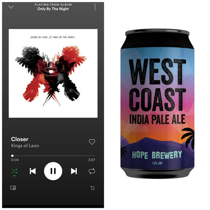 Hope Estate West Coast IPA x Kings Of Leon - Only By The Night