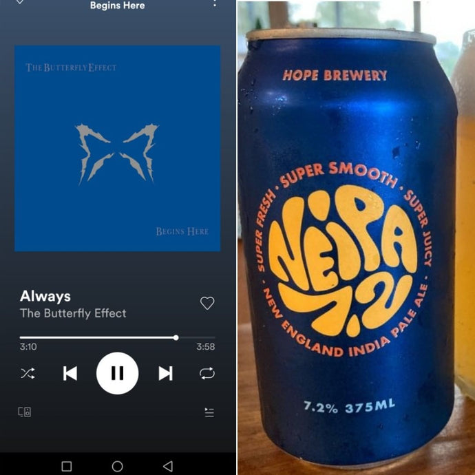 Hope Estate Super Juicy NEIPA 7.2 x The Butterfly Effect Band - Beautiful Mine