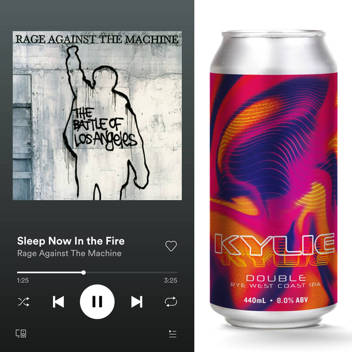 Hawkers Beer - Kylie x Rage Against The Machine - The Battle of Los Angeles