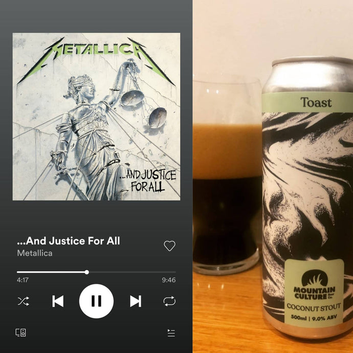 Mountain Culture Coconut Stout x Metallica - And Justice for All