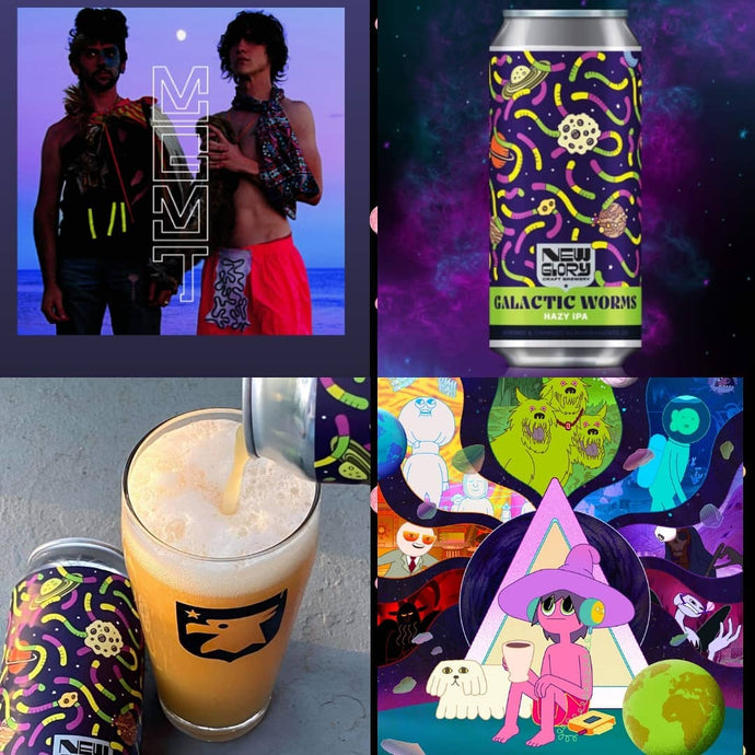 New Glory Brewery Galactic Worms x MGMT - Oracular Spectacular