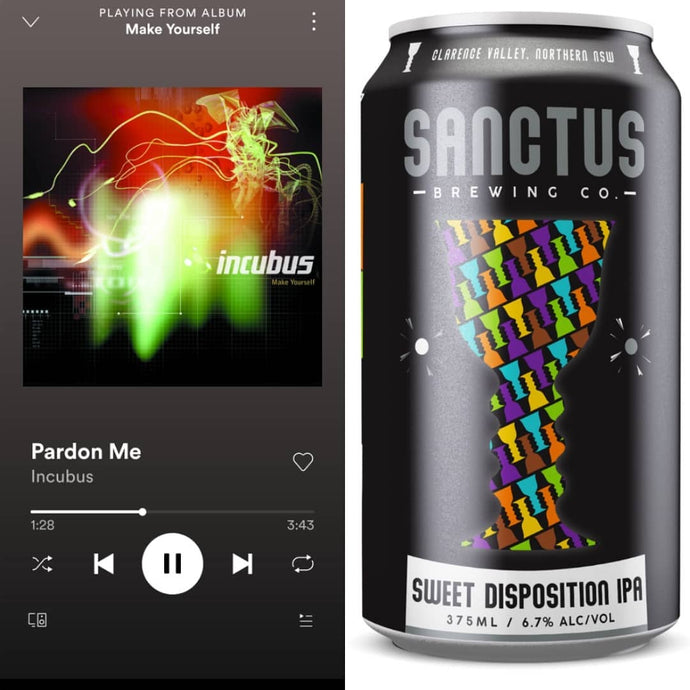 Sanctus Brewing Co Sweet Disposition IPA x Incubus - Pardon Me