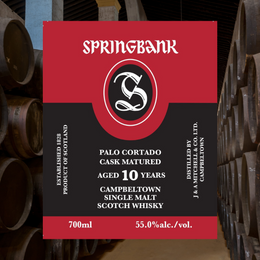 Springbank Bottles 2nd Sherry Series Whisky: 10 Year Old Palo Cortado, Plus Hazelburn Oloroso Matured