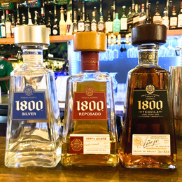 Somebody Call 1800! We've Got A Flight Of Tequilas: 1800 Tequila Silver, Reposado & Anejo
