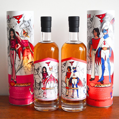 Taste Testing South Korea's Craftbros Gatchaman World Blend Whisky x Distilled IPA Ken The Eagle G-1 & Jun The Swan G-3