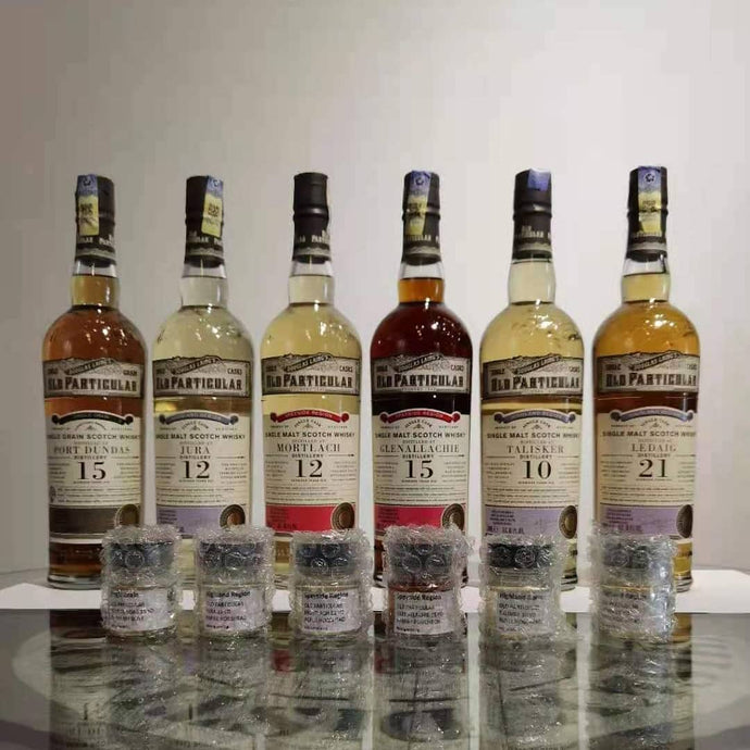 Douglas Laing Old Particular Flight  (Port Dundas, Mortlach, Jura, Glenallachie, Ledaig, Talisker) - ChrisYeo.Whisky