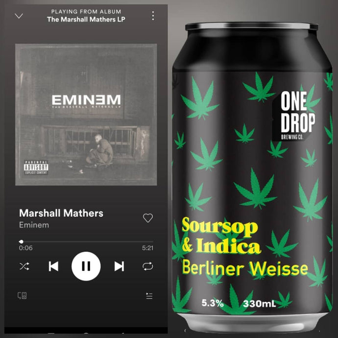 One Drop Brewing Co Sour Berliner Weisse x Eminem - The Marshall Mathers