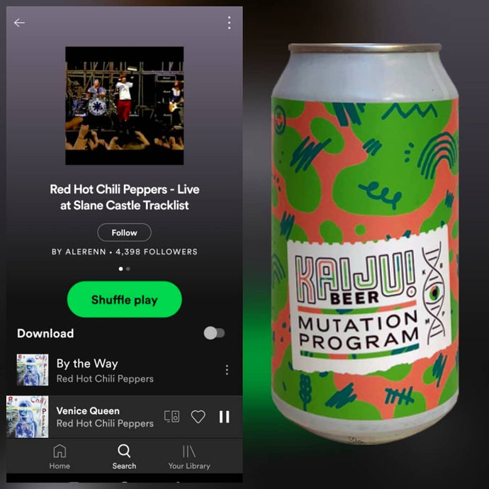 Kaiju Beer Main Squeeze Passion Guava Session Fruit Beer x Red Hot Chilli Peppers - The Power of Equality