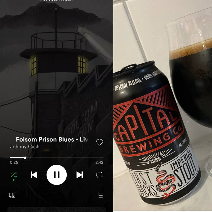 Capital Brewing First Tracks Imperial Stout x Johnny Cash – At Folsom Prison