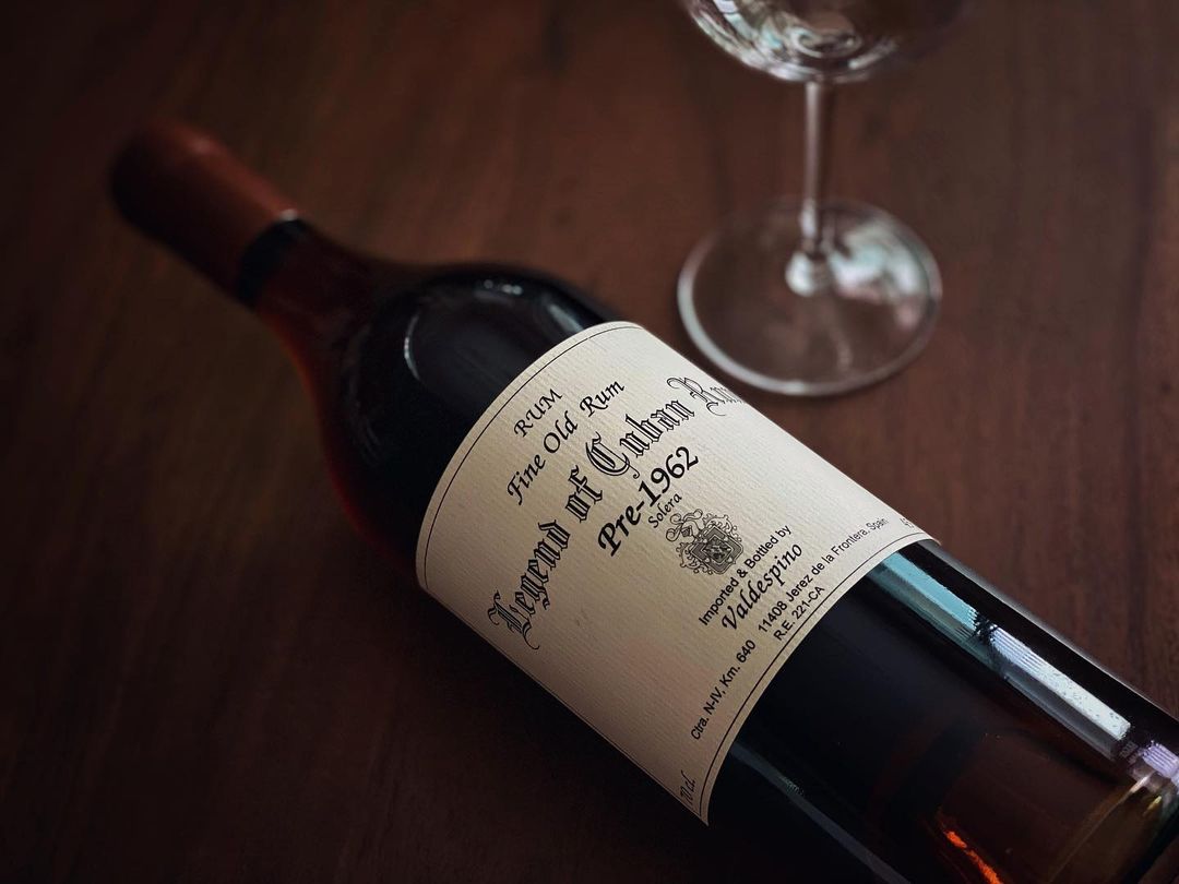 Legend of Cuban Rum, Valdespino, Fine Old Rum Pre-1962 – 88 Bamboo