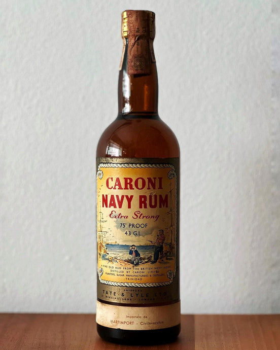 Caroni Navy Rum 75 Proof, 1950s, Trinidad, Tate & Lyle