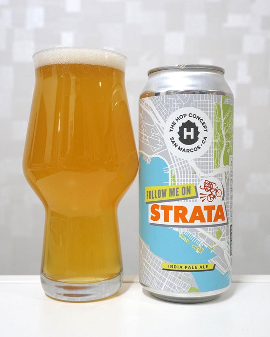 Follow Me On Strata , IPA, collaboration between The Hop Concept & Rouleur Brewing Company