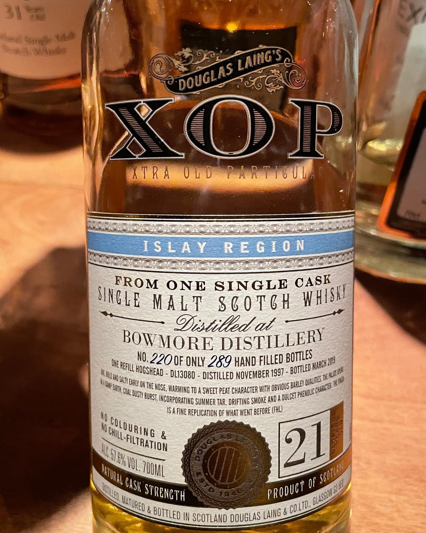 Bowmore 1997 DL XOP Xtra Old Particular – 88 Bamboo