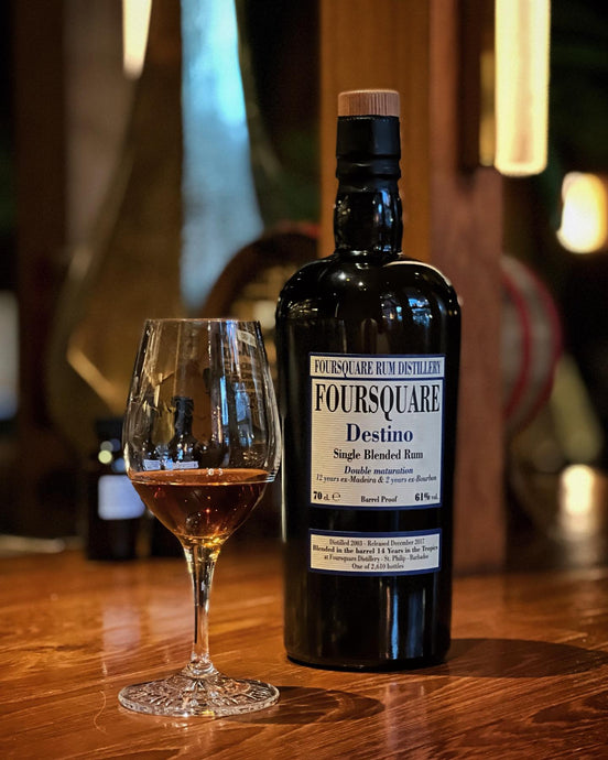 Destino, 2003, 14 Years Old, Foursquare jointly bottled with Velier, Barbados Rum, 61% ABV
