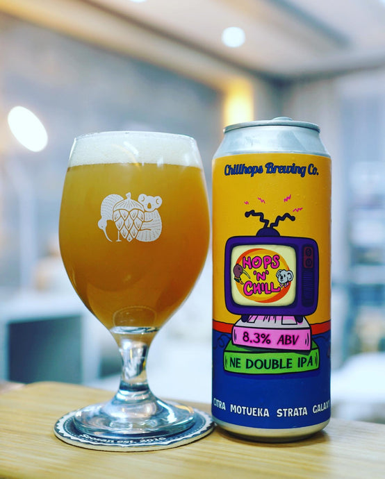 Hops 'N' Chill - Citra Motueka Strata Galaxy, IPA, Chillhops Brewing Co.