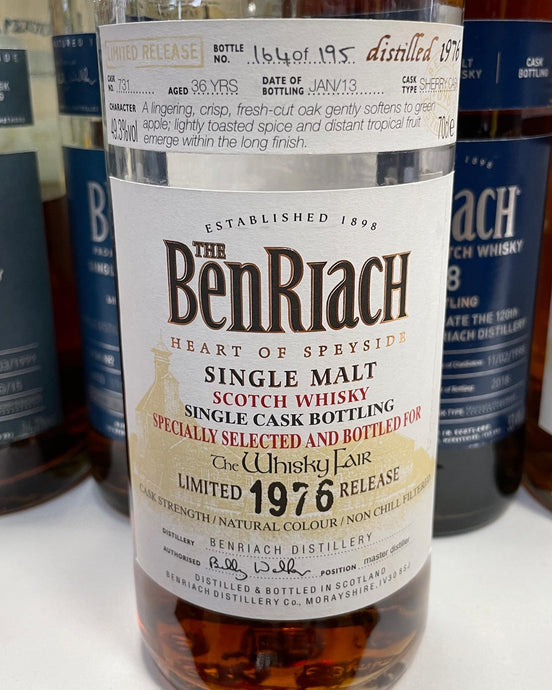 BenRiach 1976 30 Year Old, 49.3%