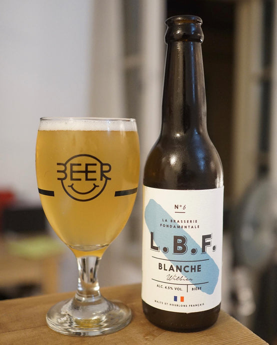 Blanche, Wheat Beer, L.B.F. - La Brasserie Fondamentale