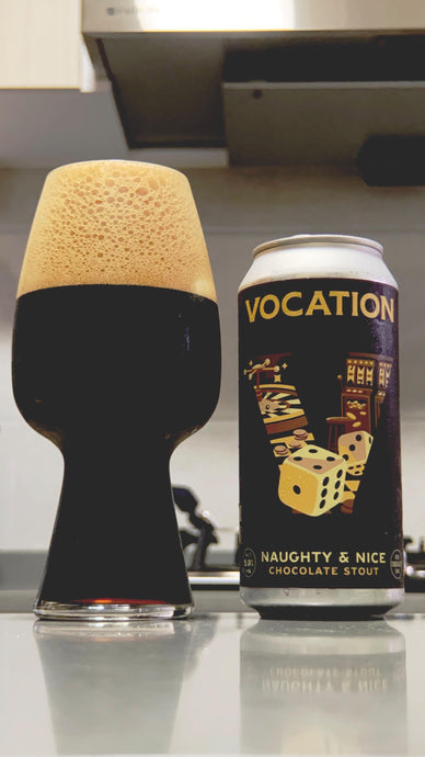Naughty & Nice Chocolate Stout by Vocation Brewery