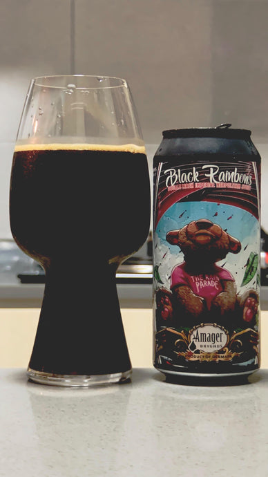 Black Rainbows Imperial Pastry Stout 12% From Amager Bryghus & Angry Chair Brewing
