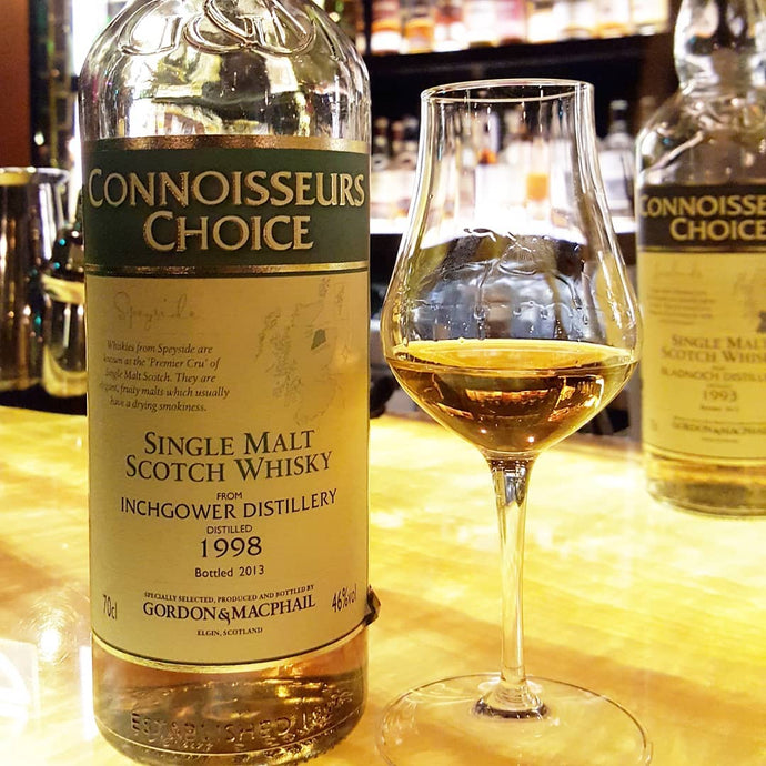 Inchgower 1998-2013, Connoisseurs Choice, Gordon & Macphail, refill sherry butts, 46% abv.