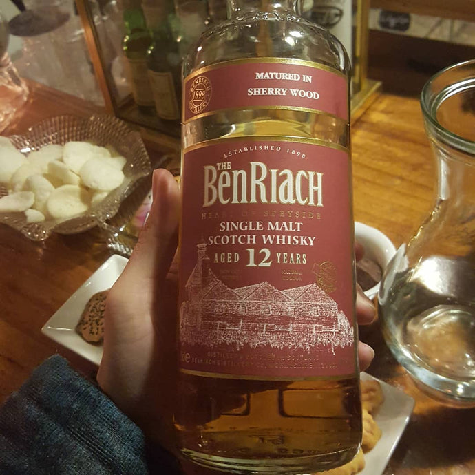 Benriach 12 Years Old, Matured in Sherry Wood, 46% abv.