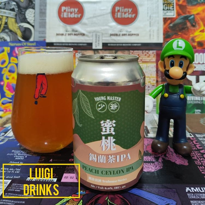 Teahouse Peach Ceylon IPA by Young Master Brewery 少爺啤
