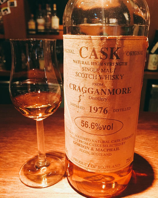 Cragganmore 1976 Cask Natural High Strength, Gordon & MacPhail, 56.6% ABV