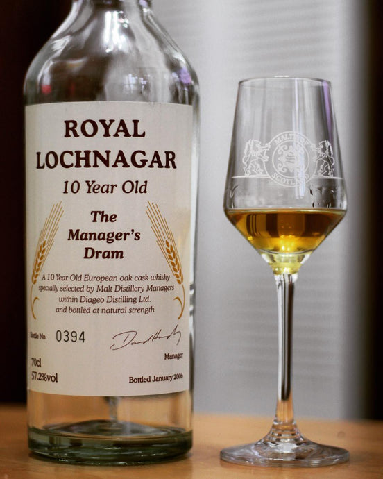 Royal Lochnagar 1996, 10 Year Old, The Manager's Dram, Bottled 2006, 57.2% ABV