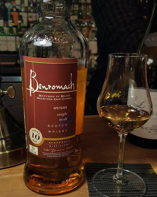 Benromach, 10 Years Old, Oak Casks, 43% abv.