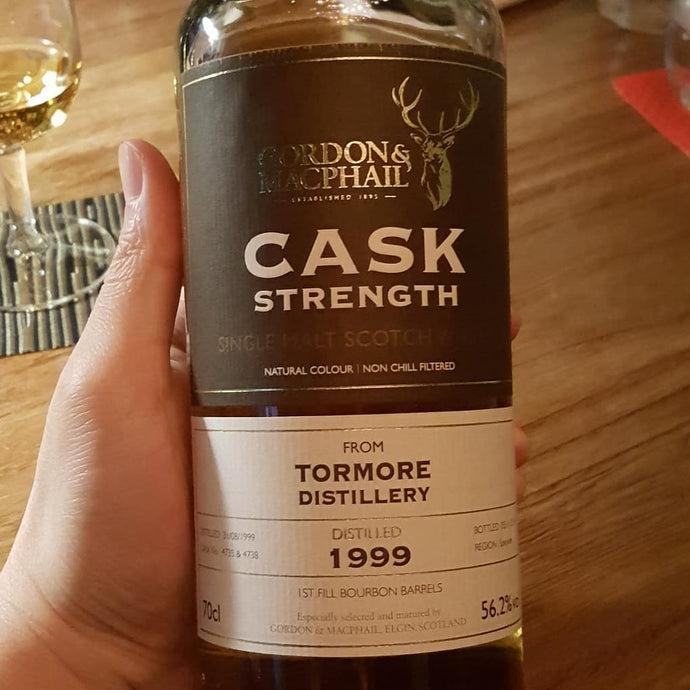 Tormore 1999, Gordon & Macphail, 14 years, First Fill Bourbon Barrels 4735 and 4738, 56.2% abv.