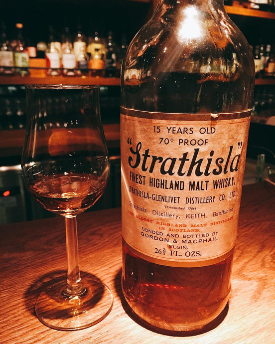 Strathisla 1960, 15 Years Old, Strathisla-Glenlivet Distillery, Gordon & MacPhail, 70 Proof