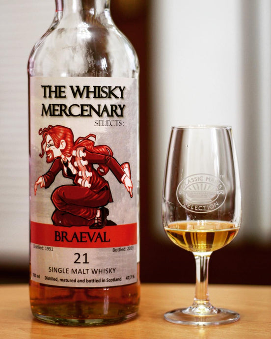 Braeval 1991, 21 Years Old, The Whisky Mercenary, 47.7% ABV