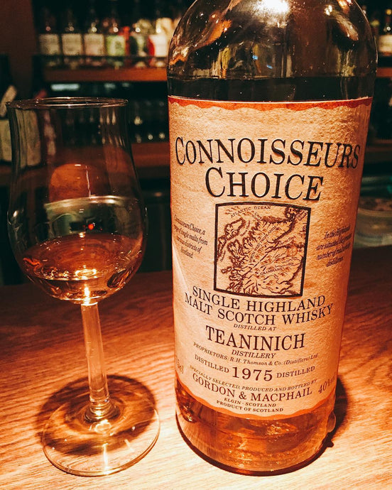 Teaninich 1975 Connoisseurs Choice, Gordon & MacPhail, 40% ABV