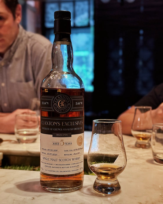 Glenglassaugh 2018, 5 Years Old, Claxton’s For Precious Liquors, 57.7% ABV