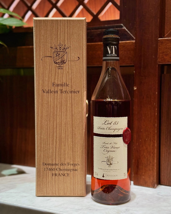 Vallein Tercinier Tres Vieux Cognac Lot 85, 35 Years Old, Petite Champagne, Bottled for Precious Liquors, 51% ABV