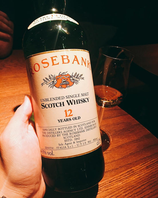 Rosebank 1980s, 12 Years Old, Zenith Import, 43% ABV