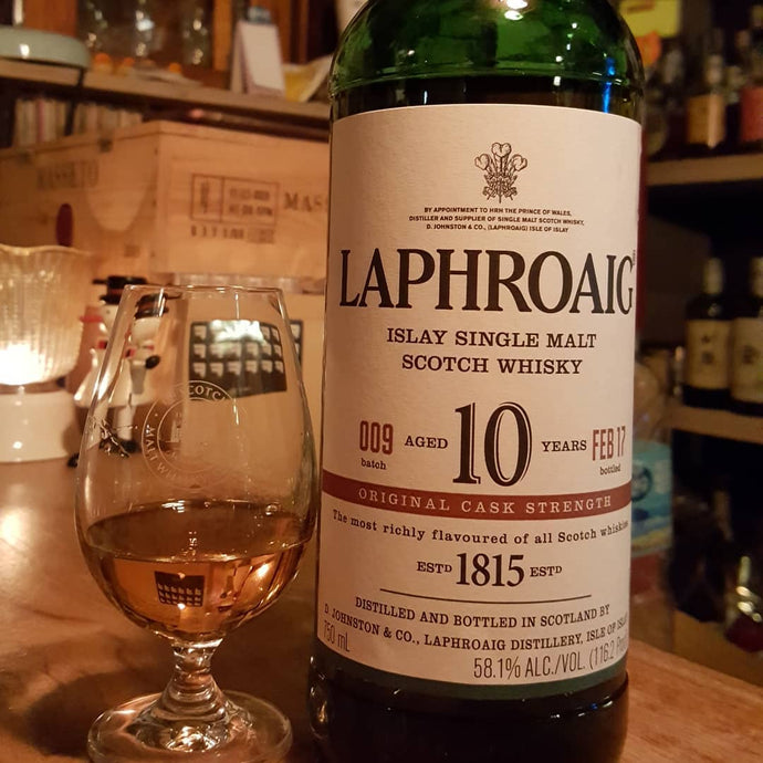 Laphroaig 10yo, Original Cask Strength, Batch 9, 58.1% abv.