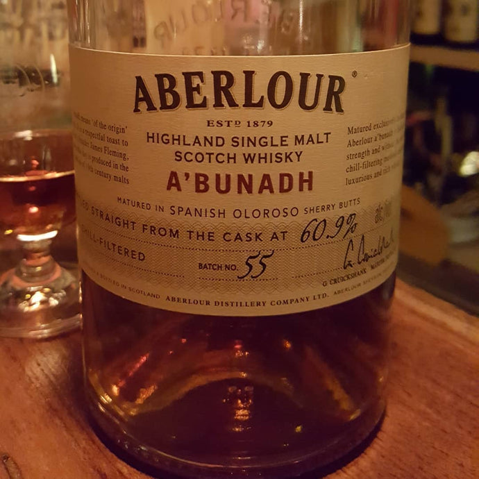 Aberlour A'bunadh, Batch No. 55, 60.9% abv.